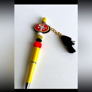 San Francisco 49er’s Bling Boujee Handmade Writing Pen